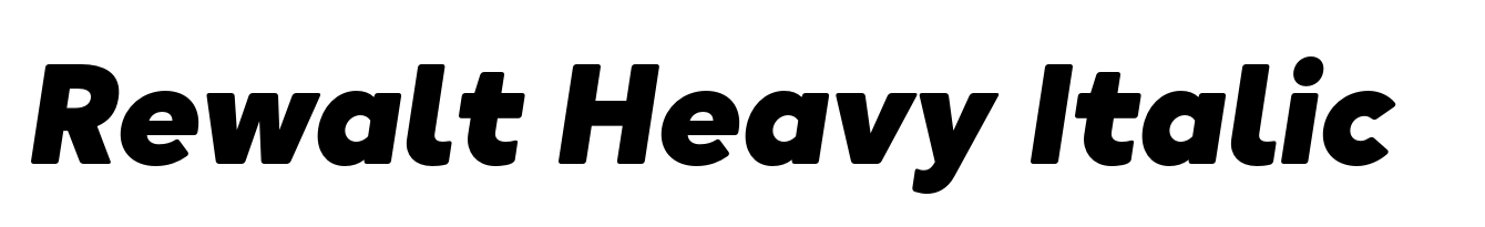 Rewalt Heavy Italic
